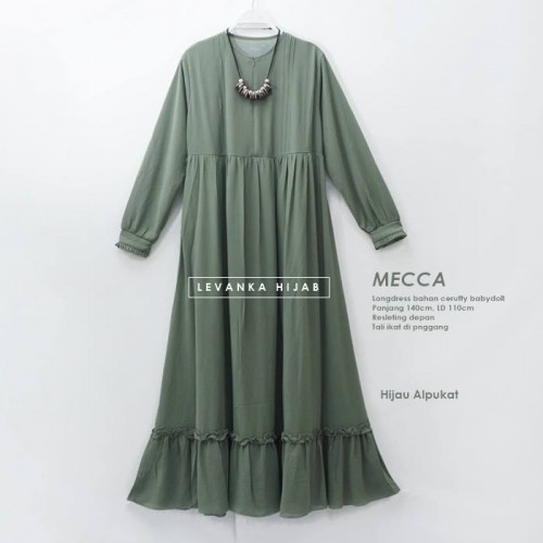 GAz-005 Mecca  Dress - Gamis Polos Ceruti Babydoll